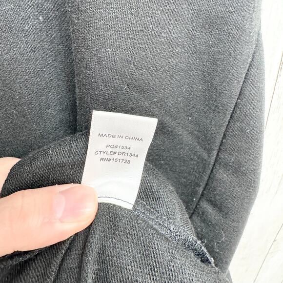 ee:some Dress Women Size L Sweater Mini Floral Striched Short Sleeve Laced Tie - Picture 4 of 5